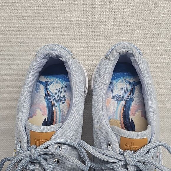 GUY HARVEY ATLANTIC LINEN OXFORD WOMENS SNEAKERS BFPM-07-149 - Picture 4 of 10